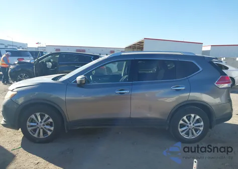 2015 Nissan Rogue Sv из США, поврежденный, VIN KNMAT2MT3FP559957